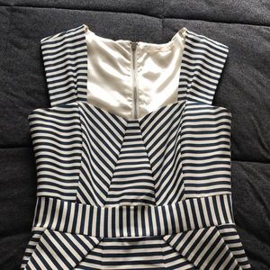 Hazel Striped Cocktail Dress Small